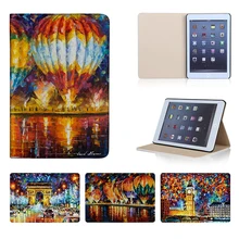 Printed White House Eiffel Tower Tablets Smart Cover For iPad Mini 1 2 3 4 Leather 7.9 inch Case Stand Protective Sleeve Cover