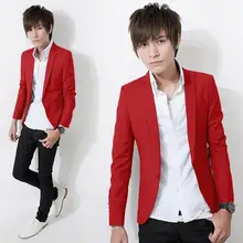 Осенние Пиджаки Для мужчин одна кнопка Для мужчин приталенный Блейзер костюм мужской костюм куртка мужской пиджак Размеры M-3XL верхняя одежда, Топ