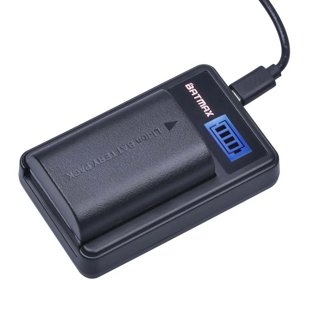 Аккумулятор для камеры LP E6 E6N 1 шт. 2650 мАч + USB зарядное устройство с ЖК-дисплеем