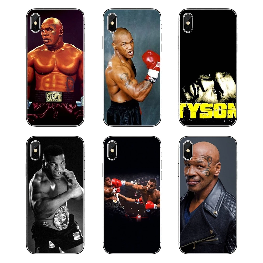 For Xiaomi Mi A1 A2 5X 6X 8 lite SE Pro Max Mix 2 2S 3 Mi5 Mi5S Mike Tyson Boxing Star Pattern Transparent Soft Shell Covers | Мобильные