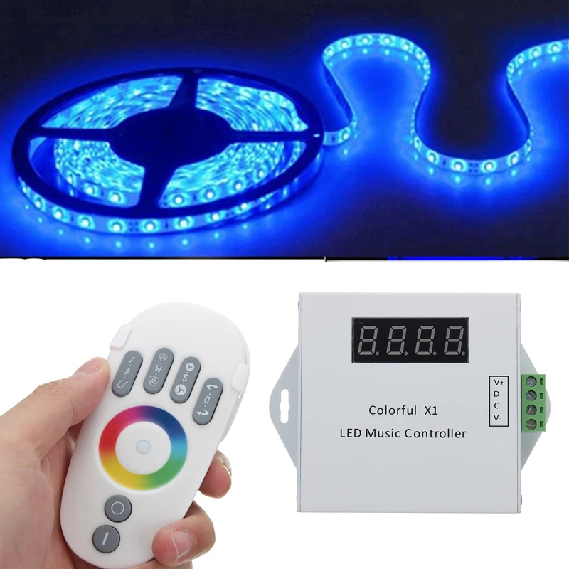 

RGB LED Remote Controller Wireless RF Remote Touch Screen Dimmer For LED RGB Strip Controller