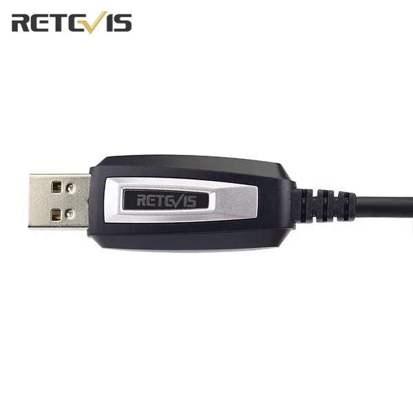 Retevis USB Кабель для программирования 2 Pin Walkie Talkie аксессуары для Kenwood для TYT Baofeng UV5R Retevis RT5R Handy cb радио C9018