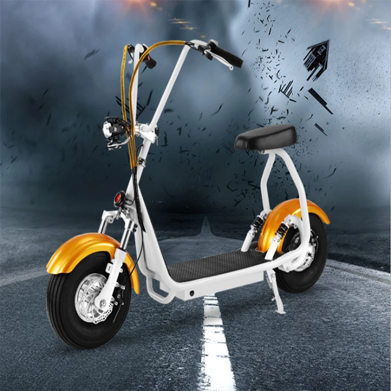 Citycoco Electric Scooter Motorcycle 800W Lithium Battery Single Seat  Hydraulic shock absorption LED headlights Disc brake syste - AliExpress  Sports \u0026 Entertainment