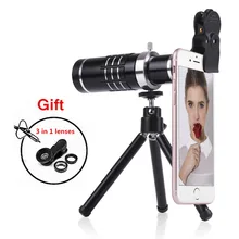 Phone camera lenses Kit 18X Telephoto Zoom Lens Telescope For iPhone 5 6 6s 7 8