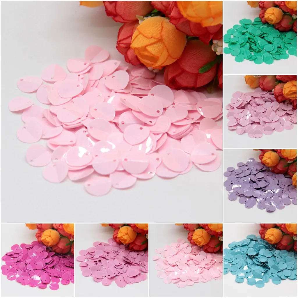 

Folded Sequins 10mm PVC Oval Loose Sequin Matting Dia Paillettes Sewing Craft for Women Headwear Garment Accessories 20g