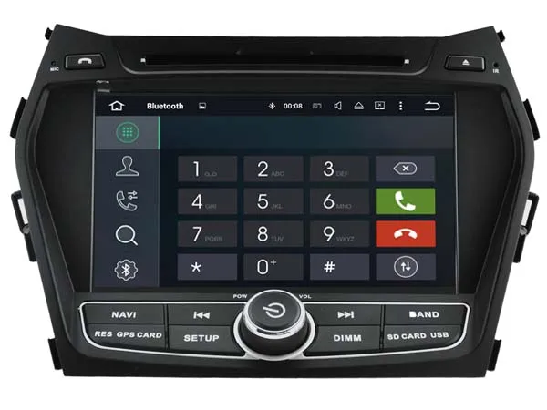 Excellent Android 9.0 CAR Audio DVD player FOR HYUNDAI IX45/SANTA FE 2013 gps car Multimedia head device receiver support DVR WIFI DAB OBD 21