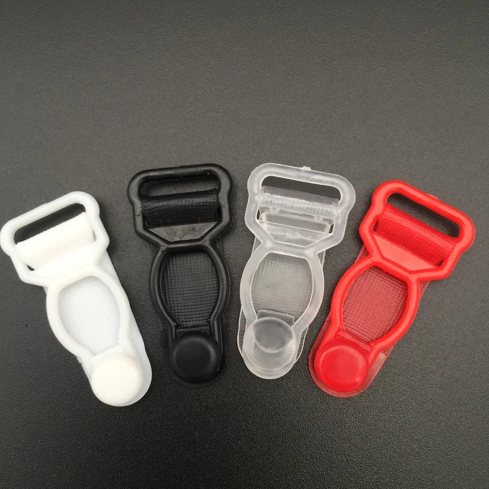 

50 pcs/lot 1.2cm plastic Garter Clip Garment clips Clothing accessories Sewing Supplies