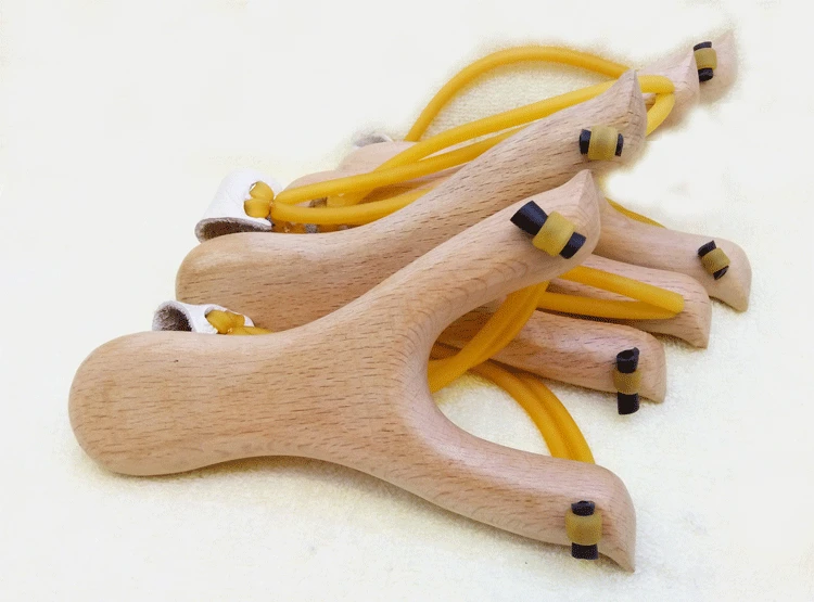 Powerful Wood Slingshot Sling Shot wooden Bow Catapult Outdoor Game