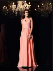 Мода розовый шифон line с cap рукавом вечернее платье открыть назад sexy бисером плиссированные вечерние платья вечерние платья в продажа