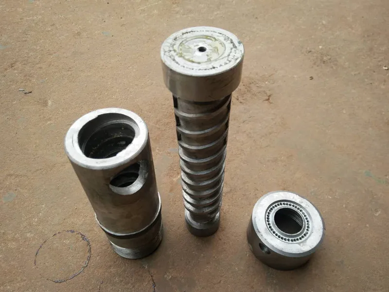 

Floating Feed pellet machine part puffing machine screw Spiral sleeve and Nose