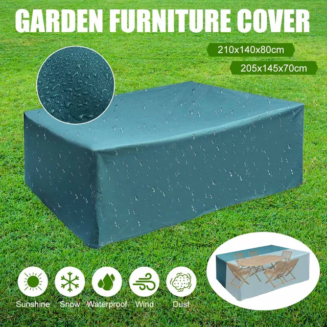 Outdoor Garden Furniture Rain Cover Waterproof Oxford Wicker Sofa Outdoor Garden Furniture Rain Cover Waterproof Oxford Wicker Sofa Patio Snow Protection Set