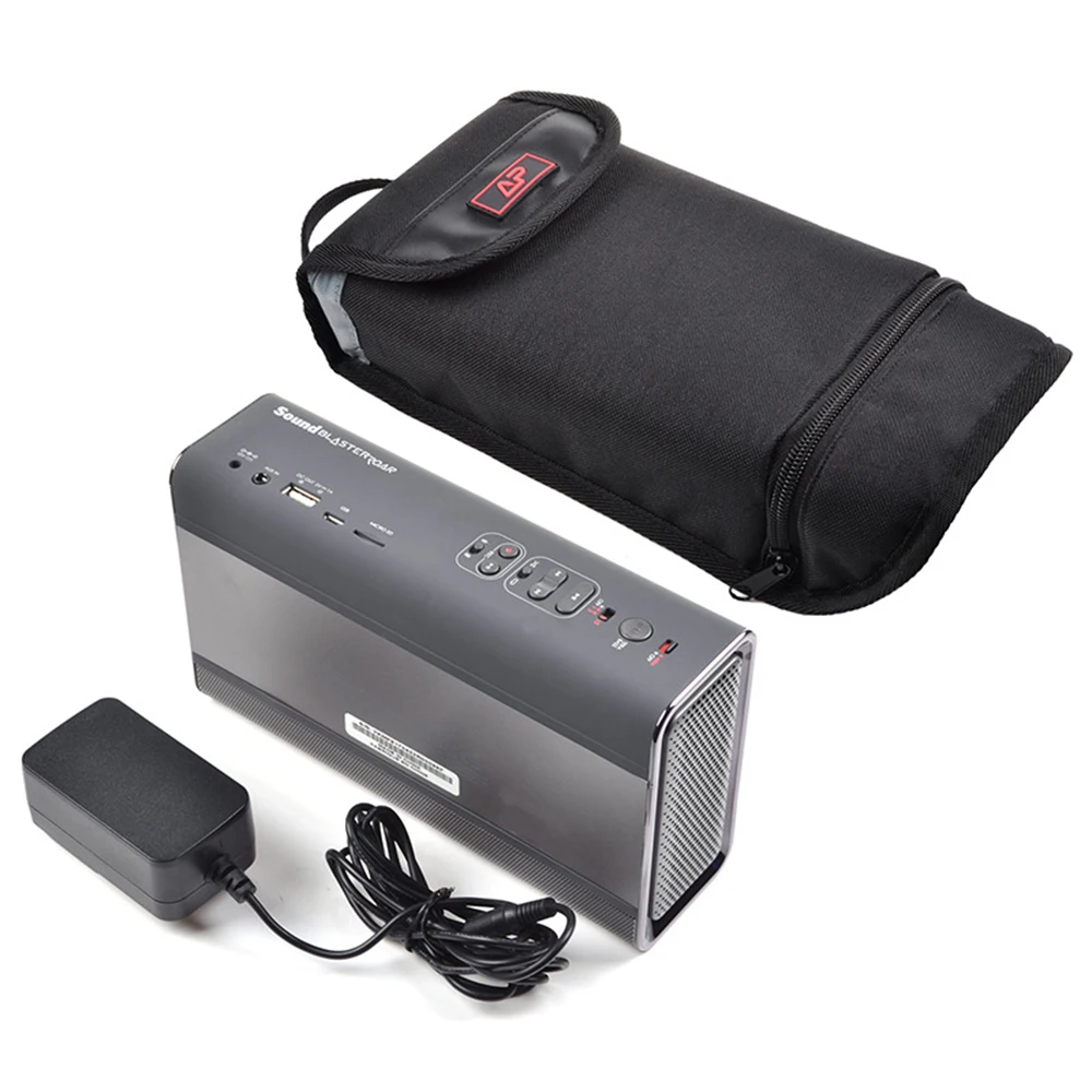 

2018 Nylon Carrying Pouch Cover Box Bag Case For Bowers & Wilkins T7 / SoundBlaster ROAR / ROAR2/ ROAR Pro Bluetooth Speaker