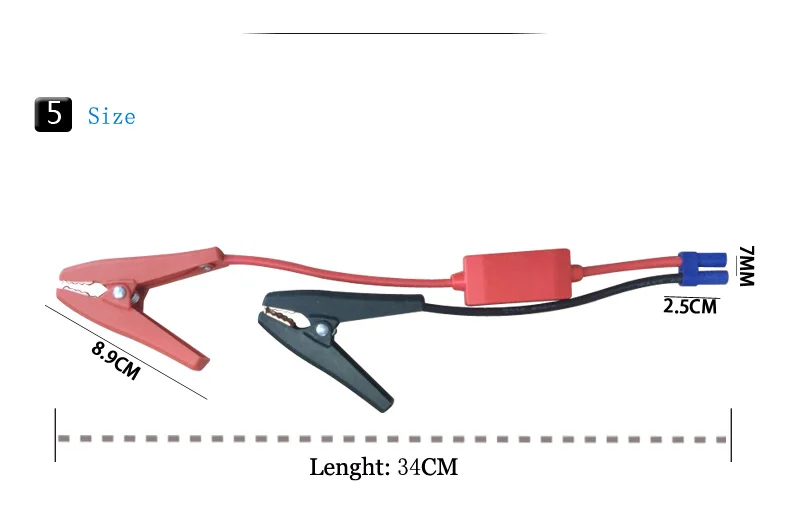 High Quality Car Jump Starter Accessories For Car Emergency Jump Starter / Auto Engine Storage Battery Clamp EC5 Battery Clips High Quality Car Jump Starter Accessories For Car Emergency Jump Starter / Auto Engine Storage Battery Clamp EC5 Battery Clips