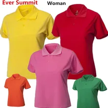 Когда-либо саммит женские спортивные Мужские поло хлопок высокое качество женские летние плюс женский Футбол Рубашки для мальчиков пользовательские Дизайн логотип Taining Мужские поло