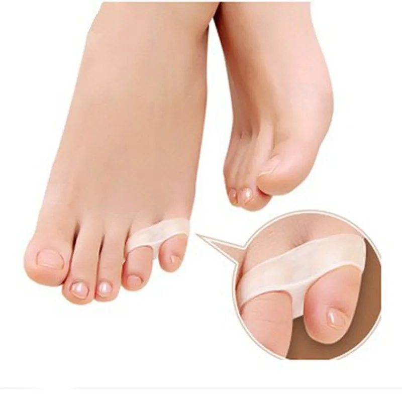 1Pair LittleToe Pinkie Thumb For Daily Use Hallux Valgus Silicone Gel Toe Bunion Guard Foot Care Little Toe Toe Separator