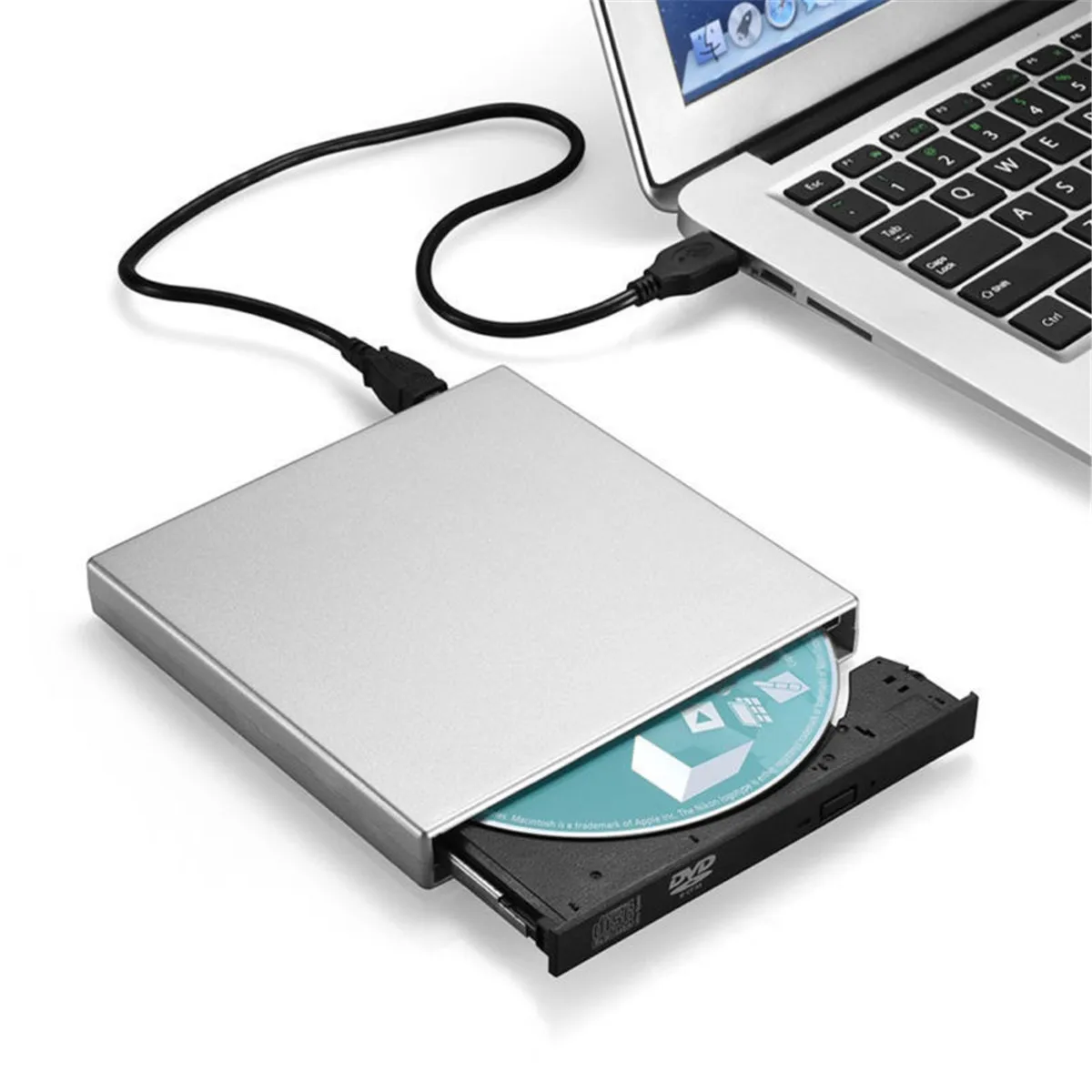 S SKYEE externo USB 2,0 Combo DVD/CD RW CD/DVD-ROM CD-RW reproductor de disco óptico para PC portátil Windows