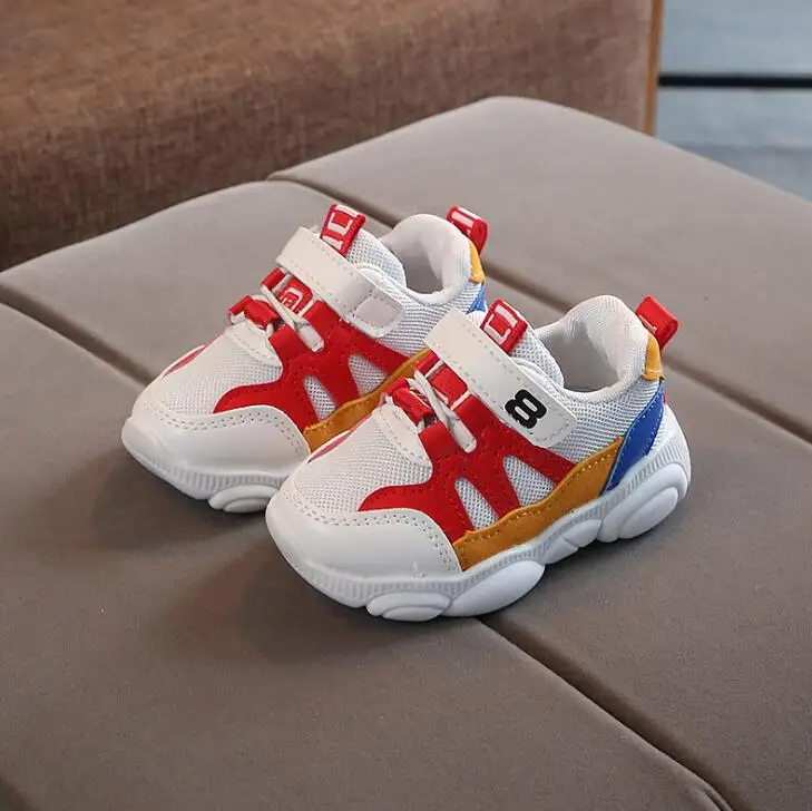 أطفال الخريف الأطفال شبكة رياضية الربيع طفل الفتيان حذاء كاجوال أزياء الرياضة احذية الجري الفتيات تنفس الأحذية