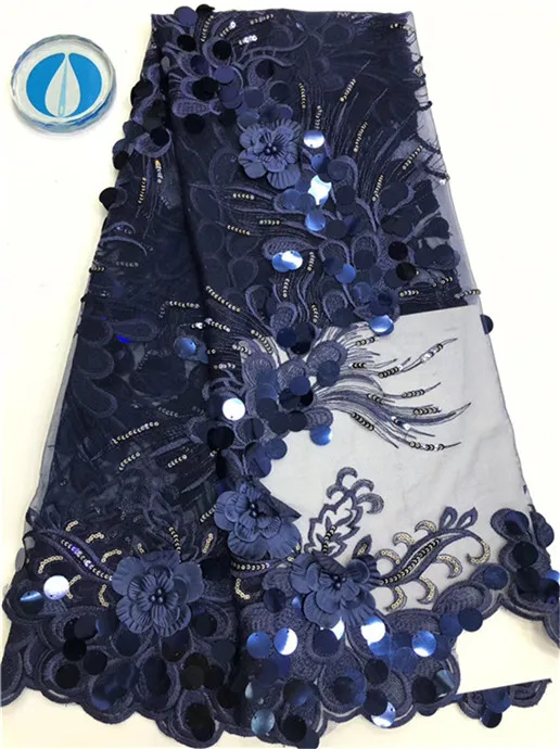 

Latest Net French Lace Material High Quality French Net African Lace Fabric With Beads Sequins Nigerian Wedding African Lace
