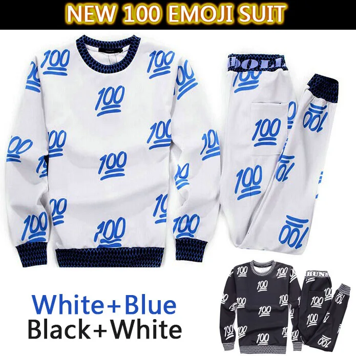 100 emoji tracksuit