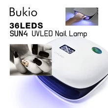 УФ светодиодная лампа для маникюра Bukio SUN4, 48 Вт, Сушилка для ногтей, Гель-лак, все для маникюра и дизайна ногтей, лампа для гель-лака