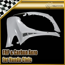 Автомобиль-Стайлинг для Honda Civic 2006-2011 FN FK fn2 Тип R frp Волокно Стекло Mugen Стиль вентилируемые переднее крыло