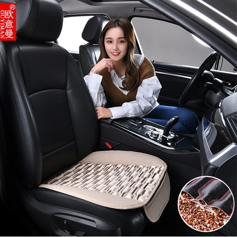 Buckwheat 3 PCS Set Car Front Seat And Long Back Seat General Buckwheat Shell Breathable Car Seat Mat Automobile Seat Covers Buckwheat 3 PCS Set Car Front Seat And Long Back Seat General Buckwheat Shell Breathable Car Seat Mat Automobile Seat Covers