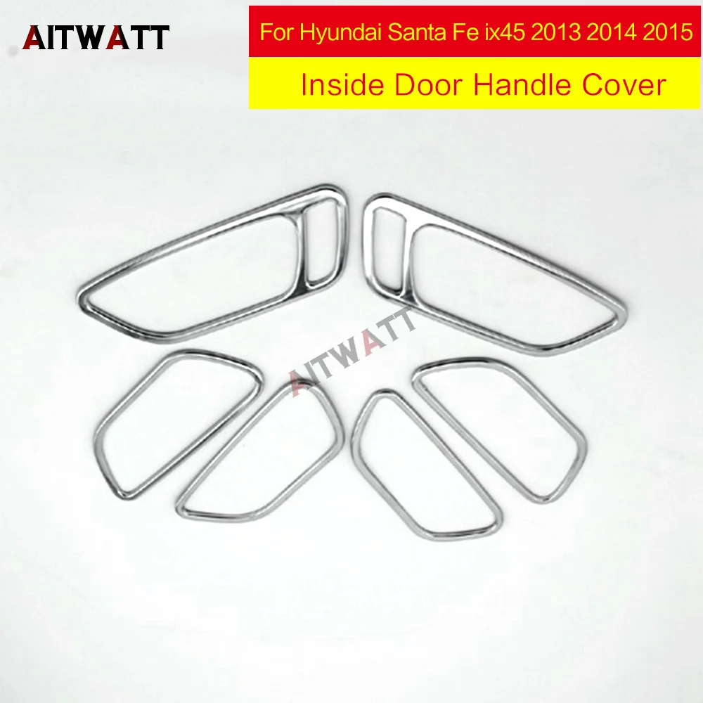 AITWATT для Hyundai Santa Fe ix45 2013 2014 2015 ABS матовая крышка внутренней дверной ручки