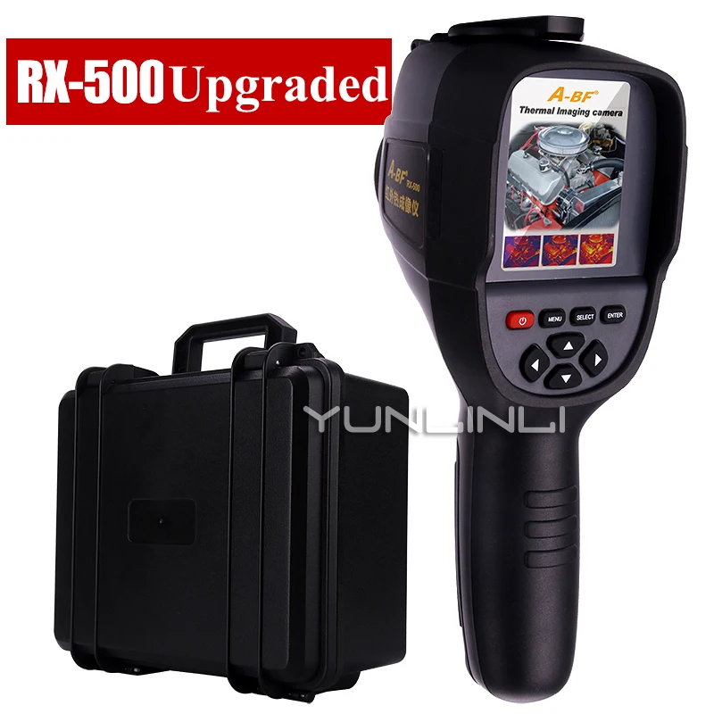 

Handheld Infrared Camera Thermometer 0.5~40m With High Resolution Color Screen & Rechargeable Lithium Battery Thermometer RX-500