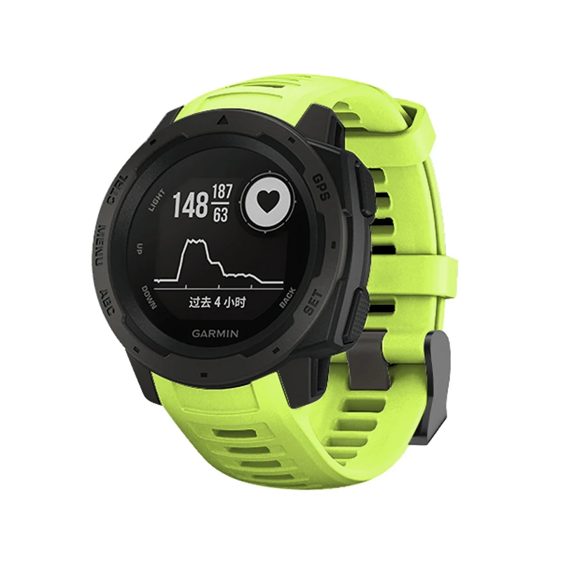 JKER 22 мм силиконовый ремешок быстросъемный сменный ремешок для часов Garmin Instinct Watch Wirstband