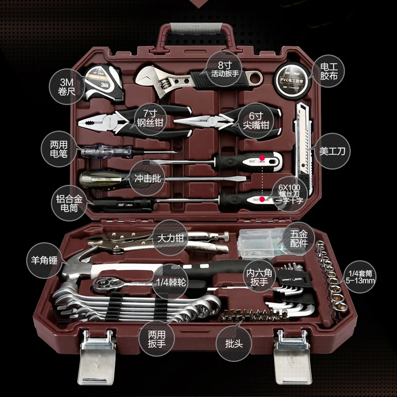 

Home Hardware Tools Maintenance Electrical Appliances Family Multi Purpose Car Mounted Sets Electrical Tools For Electricians