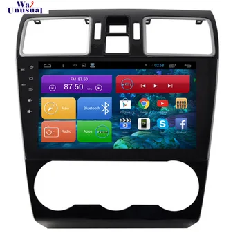 

WANUSUAL 9" Quad Core 16G Android 6.0 Auto GPS Navigation for Subaru Forester XV 2015 With Bluetooth Wifi Mirror Link 1024*600