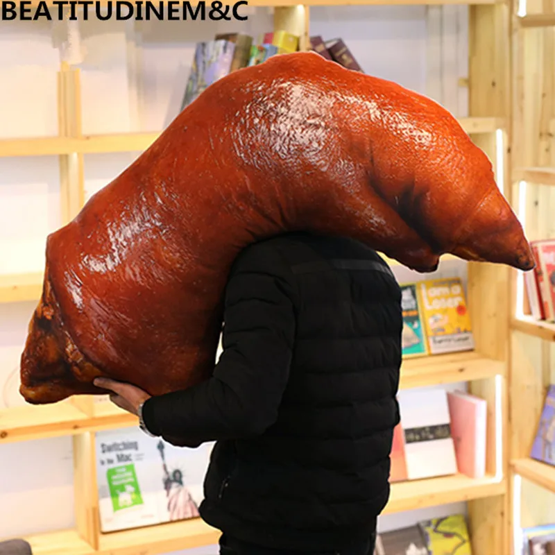 

3D Simulation Pig Hoof Pillow Cushions, Net Red Funny Pig Foot Cushion, Plush Toys, Spoof Birthday Gifts, Food Plush Toys