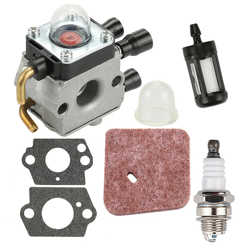 

Tools Carburetor Kit Parts For Stihl BG72 BG75 HS80 C1Q-S66 Trimmer Primer bulb Fuel filter Replacement Durable