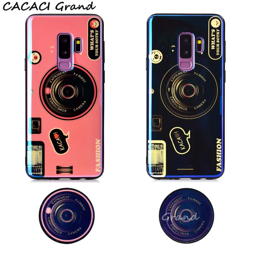 Silicon Cover for Samsung S10 Plus S10e A7 2018 Retro Camera Bluray Strap Phone Case for Samsung S8 S9 Plus S7 Edge Note 8 9 Silicon Cover for Samsung S10 Plus S10e A7 2018 Retro Camera Bluray Strap Phone Case for Samsung S8 S9 Plus S7 Edge Note 8 9