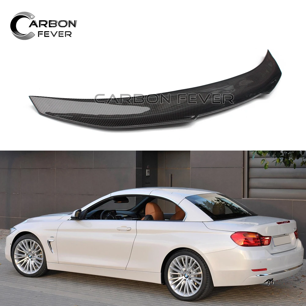 Черный спойлер для BMW 4 серии F33 F83 трансформер 2014 + 420i 428i 435i автомобиль задний губы