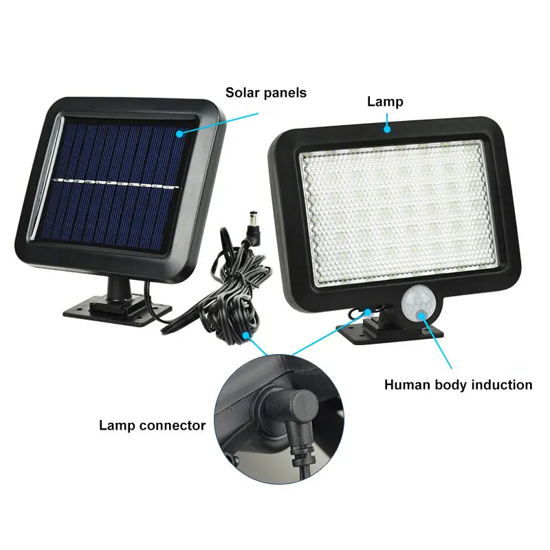 

LED Solar Light Outdoor Solar Powered Garden Lawn Light PIR Motion Sensor Wall Lamp Waterproof Infrared Sensor Light solar light