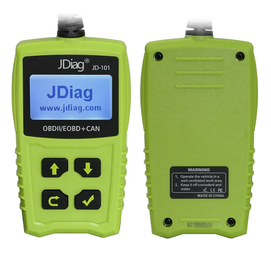 JDiag JD101 OBDII EOBD может код сканер