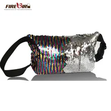 Бренды блесток поясная сумка Paillette поясная барсетка, поясные сумки для женщин heuptas Новая рекламная