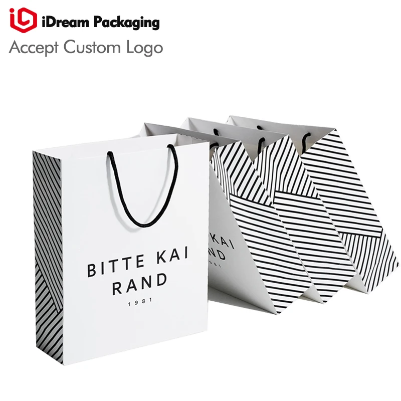 

Design carrier paper bag custom logo