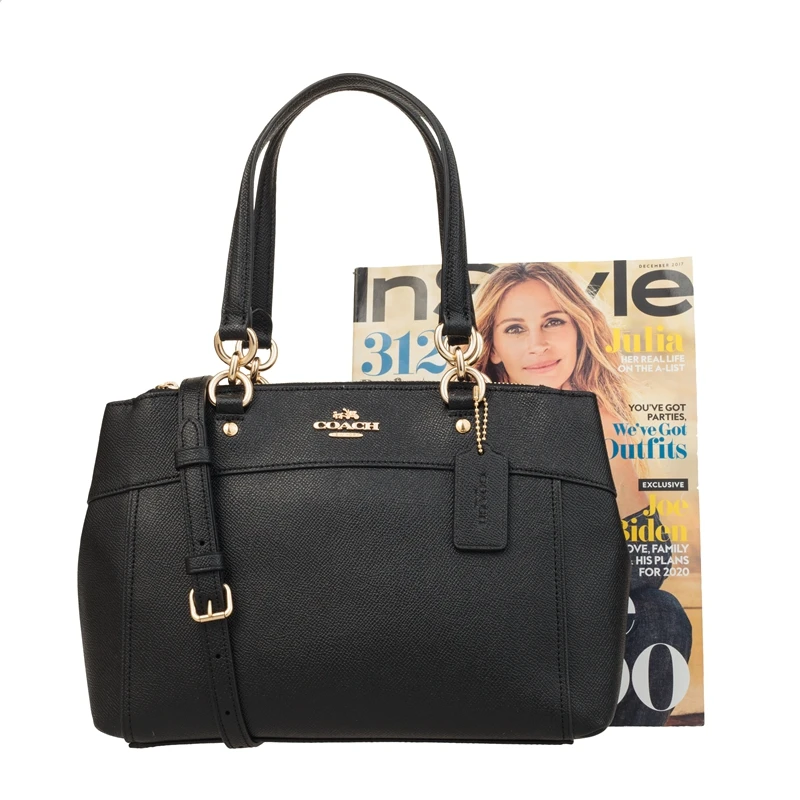 coach black purse strap