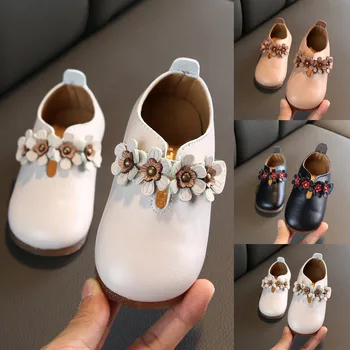 

2020 Toddler's Leisure Girls Flower Shoes Breathable Children's Princess Shoes kids shoes обувь детская#G20