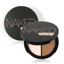 Professional Brand Makeup Two-Color Bronzer & Highlighter Powder Trimming Powder Make Up Cosmetic Face Concealer by Sugar Box