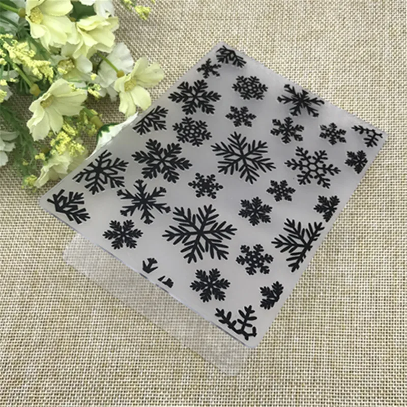 Снежинка пластик папки для тиснения для DIY Скрапбукинг Бумага Craft/Декор для открыток поставки