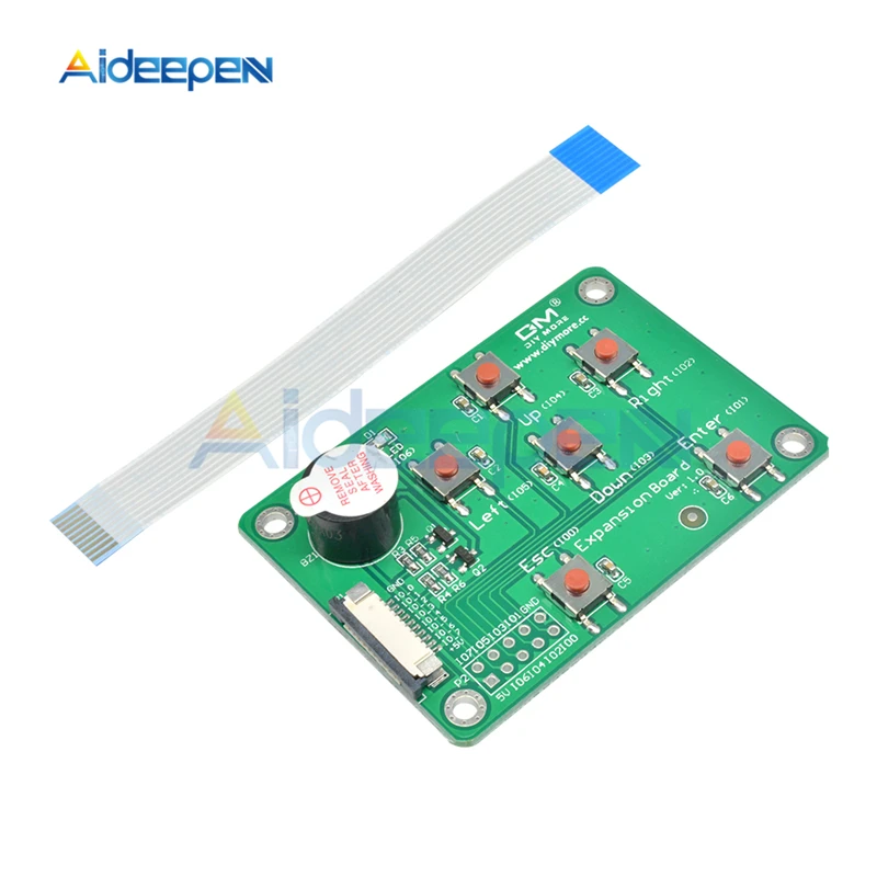 

I/O Expansion Board With 8 Pin FFC Cable For Nextion Enhanced HMI Intelligent LCD Display Module With LED Buzzer Switch