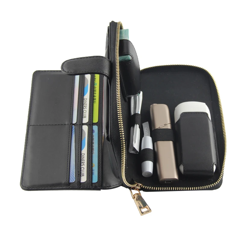 

New electronic cigarette large capacity storage bag Portable hand card holder wallet cover 4 generations for IQOS3.0 multi