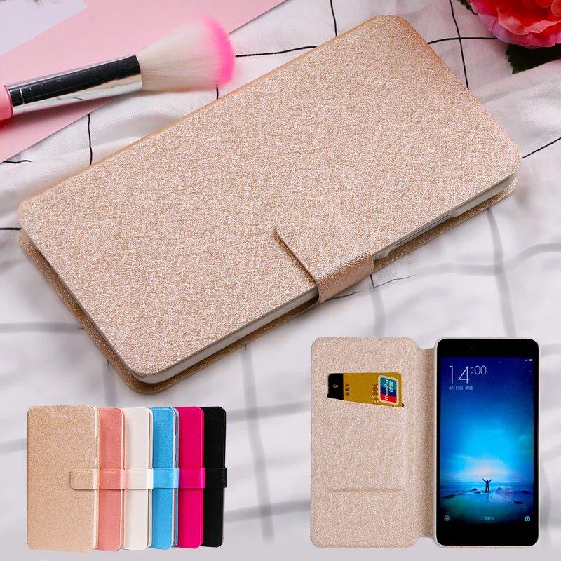 

silk leather case for Apple iphone 4S 5S 6S Plus 4 5 case flip wallet card slot stand phone coque for Apple iphone 6 7 capa