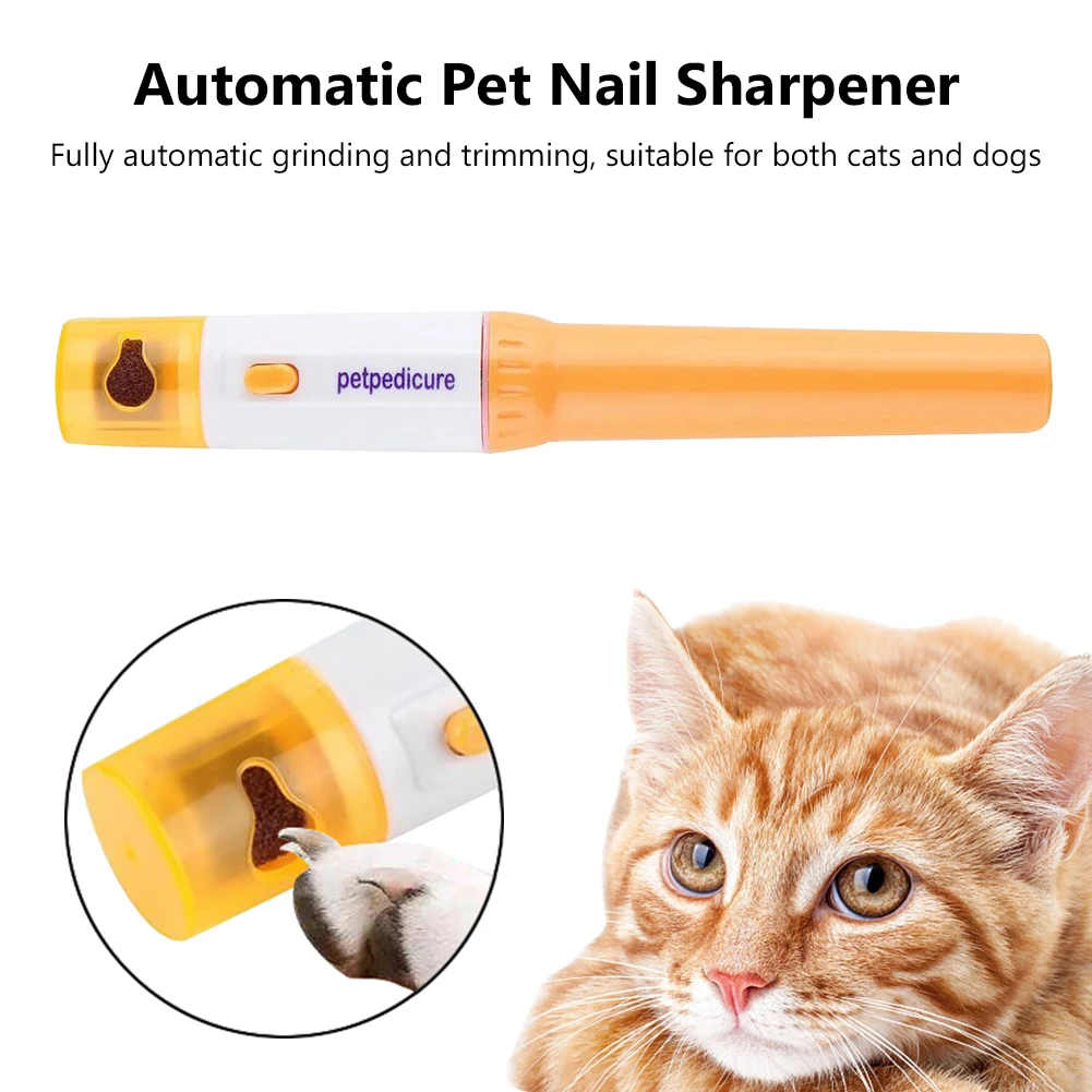 

Electric Painless Pet Nail Clipper Pedi Pet Dogs Cats Paw Nail Trimmer Cut Pets Grinding File Kit Grooming Products Protable