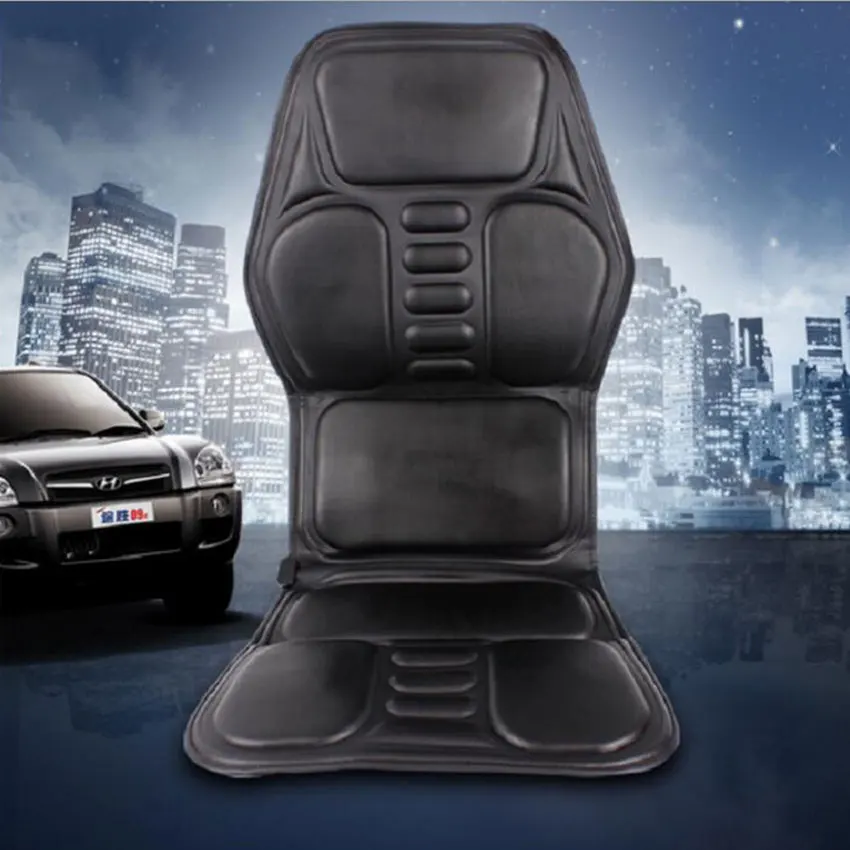 

Amkee Car Home Office Body Back Neck Lumbar Electric Massage Chair Relaxation Pad Seat Heat Vibrating Mattress Therapy Bed