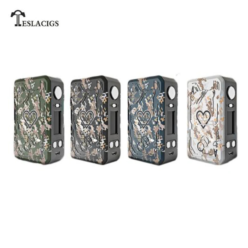 

Original Teslacigs Poker 218 TC Box Mod 218W Power Tesla Electronic Cigarette Vape MOD
