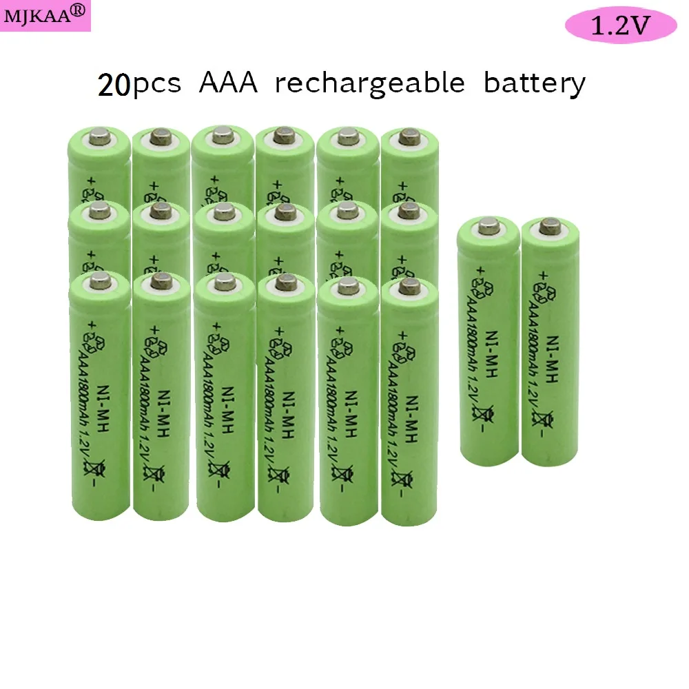 

1800mAh NI-MH 1.2 V AAA Rechargeable Battery for Clocks, Mice, Computrs, Toys So On